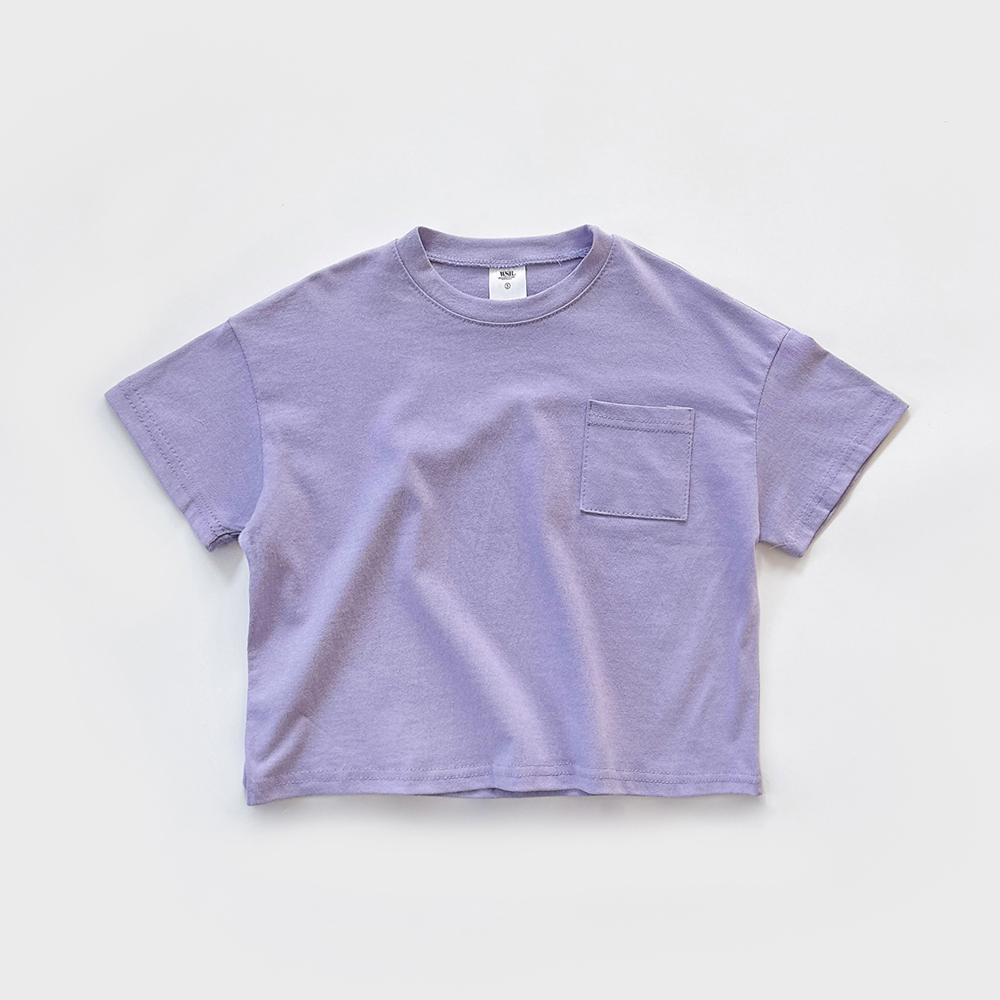 반팔 티셔츠 라벤더 색상 이미지-S1L44