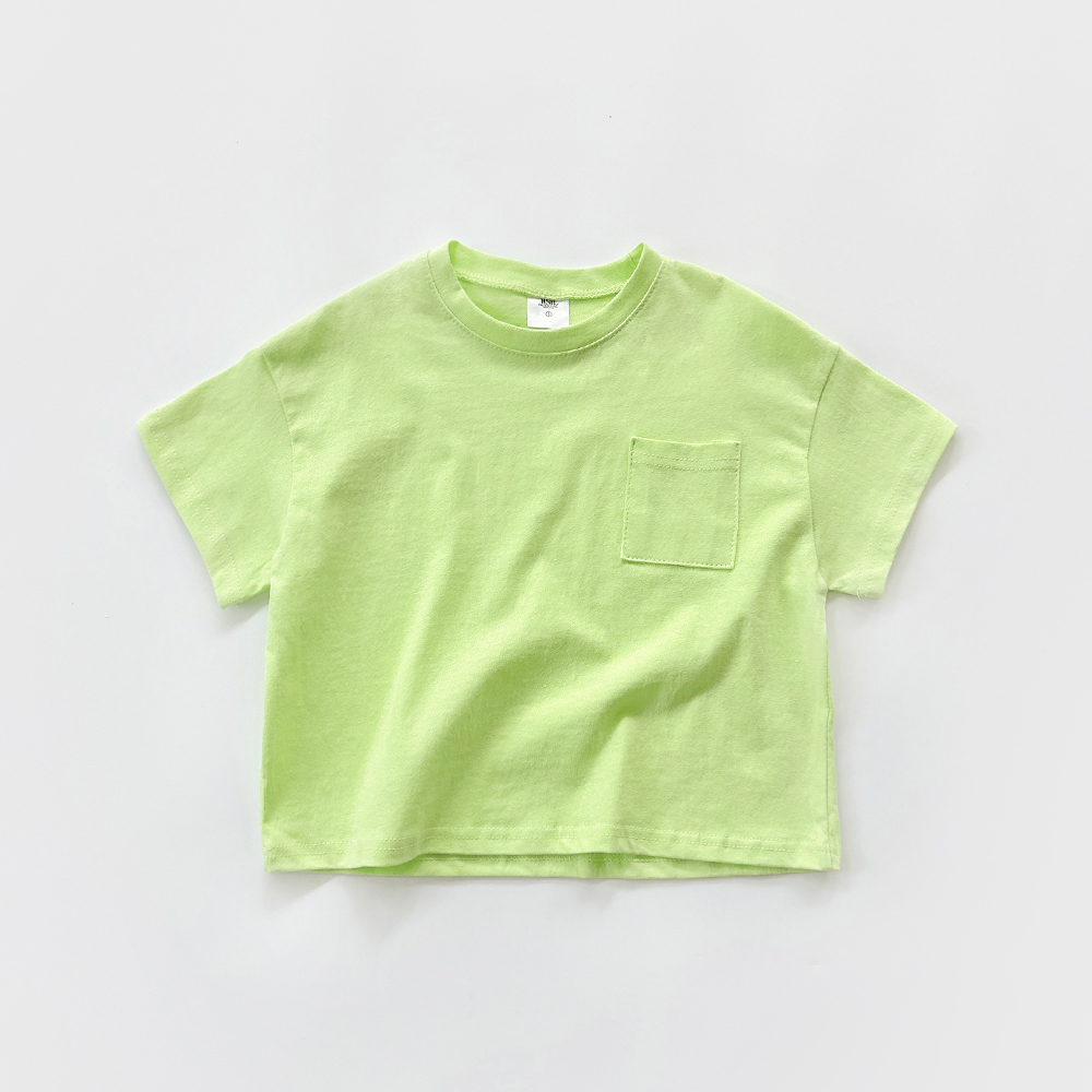 반팔 티셔츠 라임 색상 이미지-S1L43